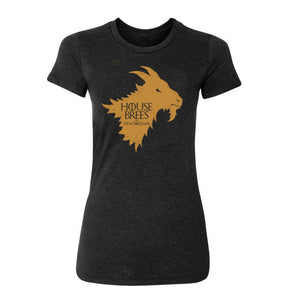 "House Brees" Women's Black Vintage T-shirt