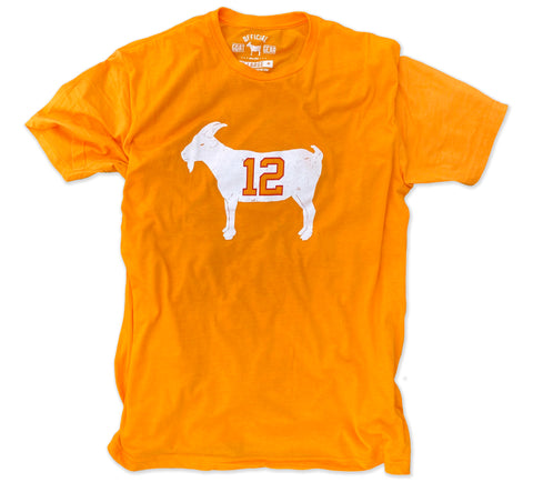 Image of "GOAT 12" Creamsicle Tampa Bay T-shirt