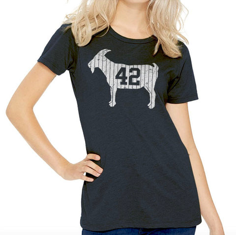  Official Goat Gear - Goat 42 - Vintage Rivera T-Shirt (Small)  Navy Blue Heather : Sports & Outdoors