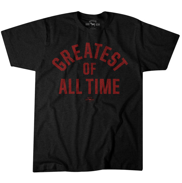 Greatest Of All Time Black/Red T-shirt, Medium