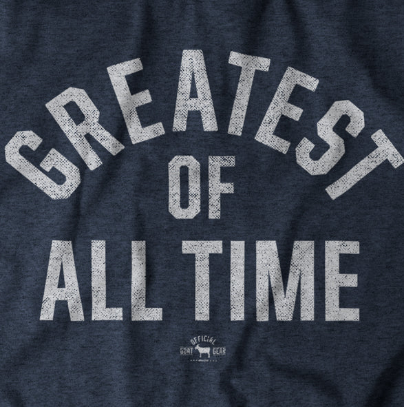 "Greatest Of All Time" Blue/White T-shirt
