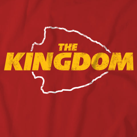 Image of "The Kingdom" Red Vintage T-shirt