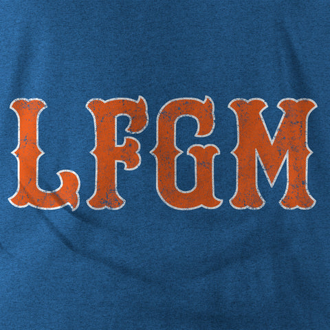 "LFGM" Blue Vintage T-shirt