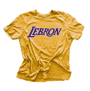 "Lebron" Gold Vintage T-shirt