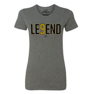 "Legend 9" Women's Gray Vintage T-shirt