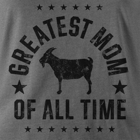 Image of "Greatest Mom" Gray Women's T-shirt