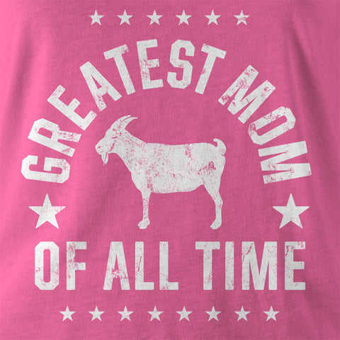 Image of "Greatest Mom" Pink Women's T-shirt