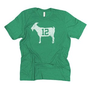 "GOAT 12" Kelly Green Vintage T-shirt