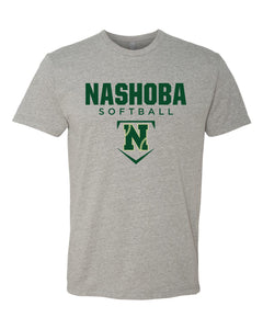 Noshoba Softball Tshirt -  Heather Gray